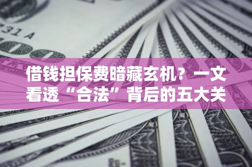 北京借钱担保费暗藏玄机？一文看透“合法”背后的五大关键陷阱