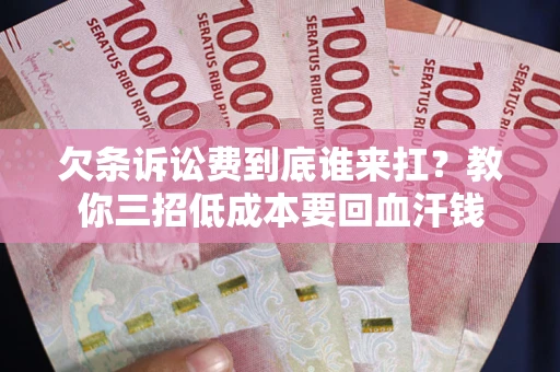 北京欠条诉讼费到底谁来扛？教你三招低成本要回血汗钱